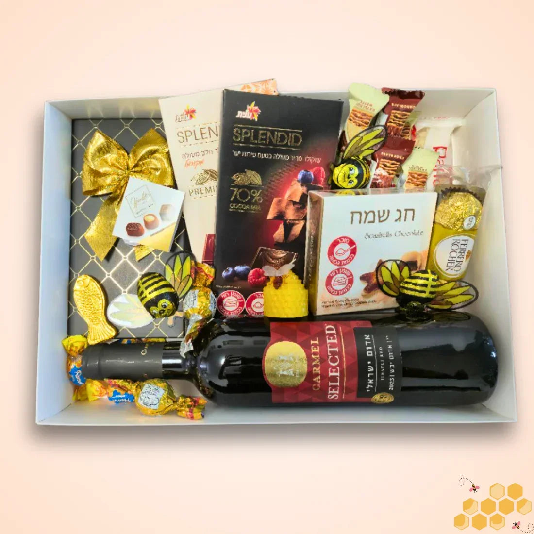 מארז "דור" - מארז יין ופרלינים מפנק | שוקולטי