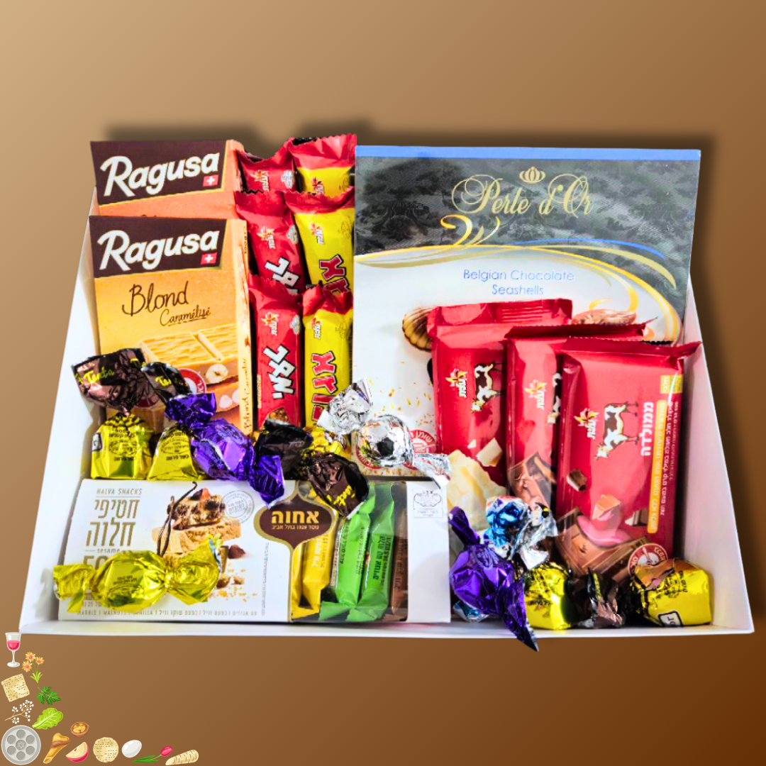 מארז "אלמוג" - מארז שוקולדים מפנק כשר לפסח | שוקולטי