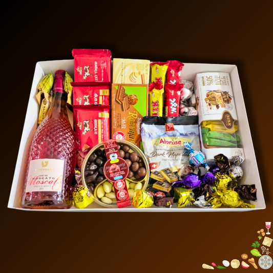 מארז "אליהו" - מארז שוקולד ויין יוקרתי כשר למהדרין - כשר לפסח | שוקולטי