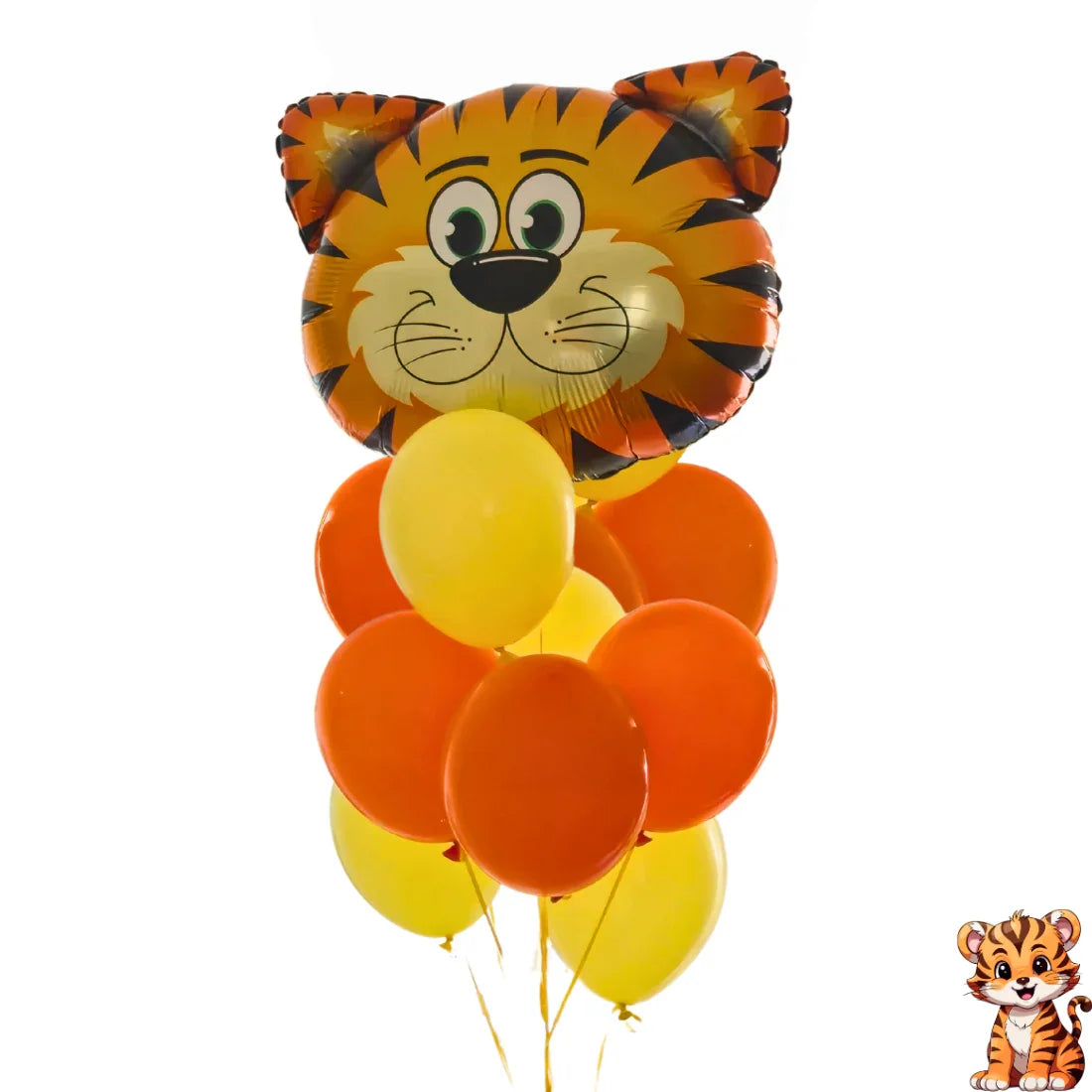 זר בלונים טיגריס | שוקולטי
