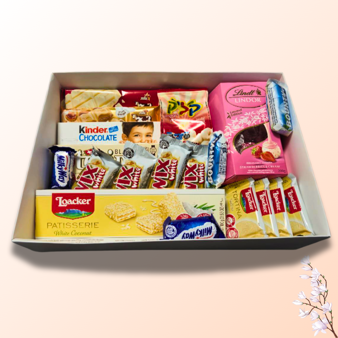 מארז "לבנת" - מארז שוקולד לבן | שוקולטי