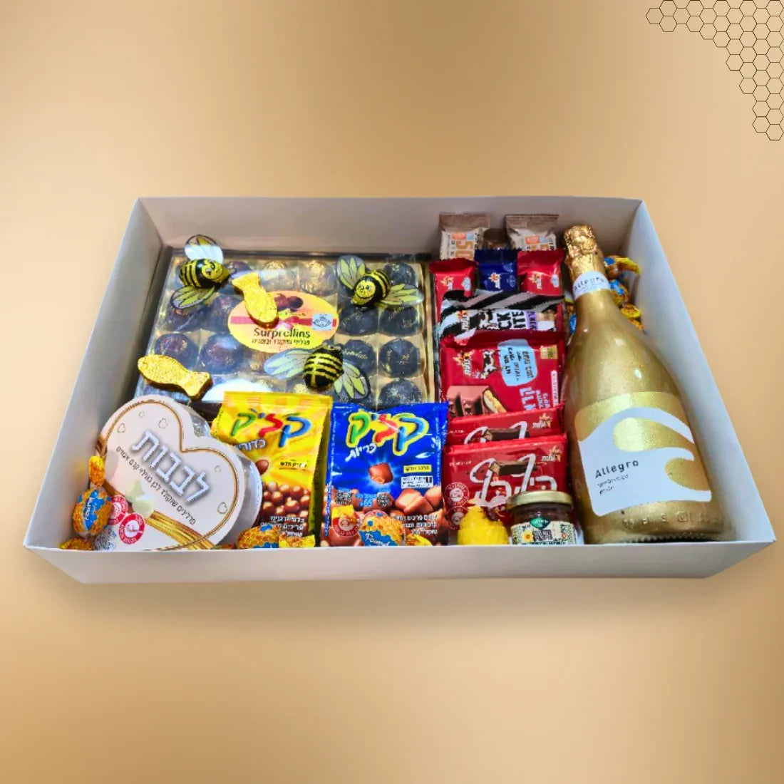 מארז "נעמה" - מארז שוקולד ושמפניה כשר למהדרין |שוקולטי