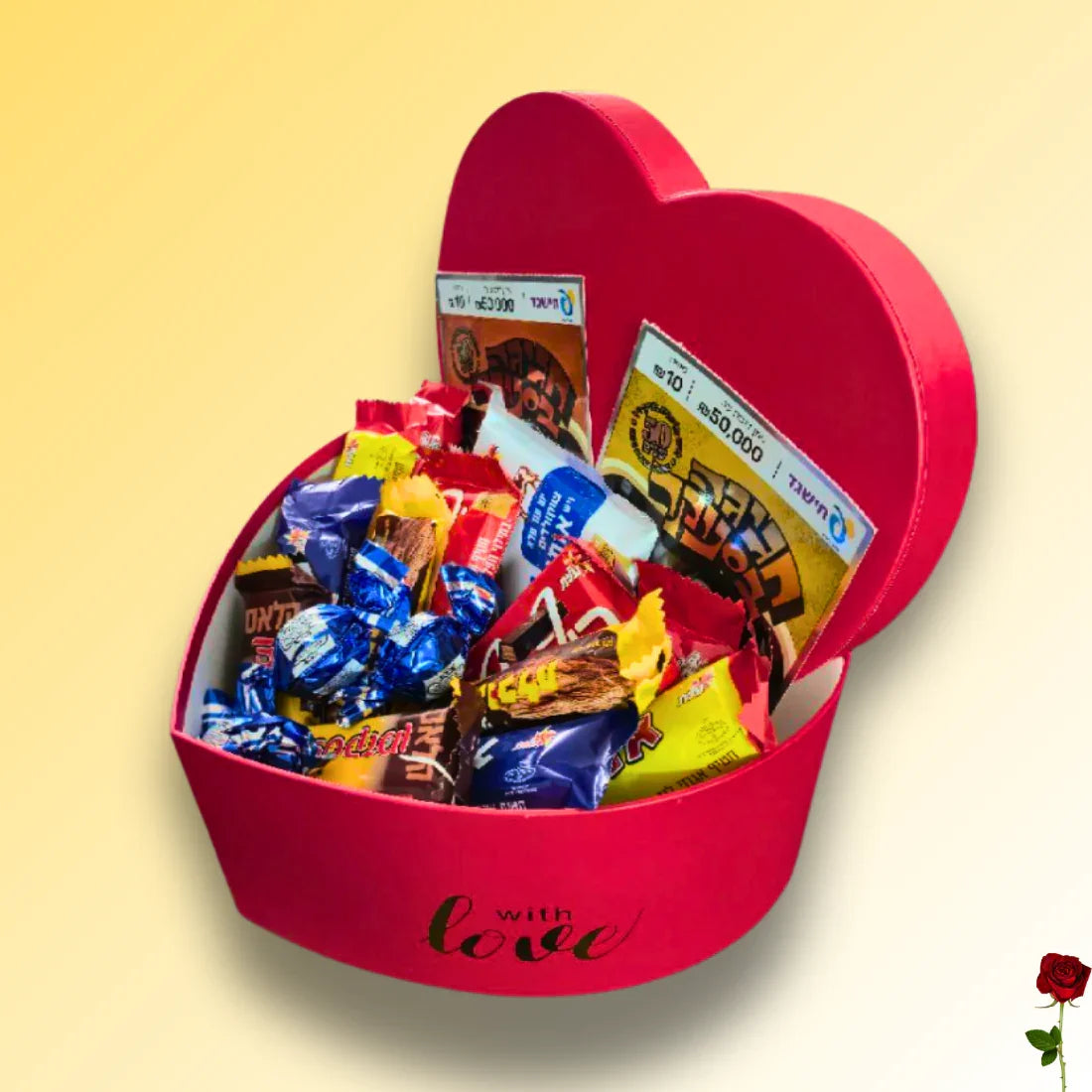 מארז "אביחי" - מארז שוקולדים עם כרטיסי גירוד | שוקולטי