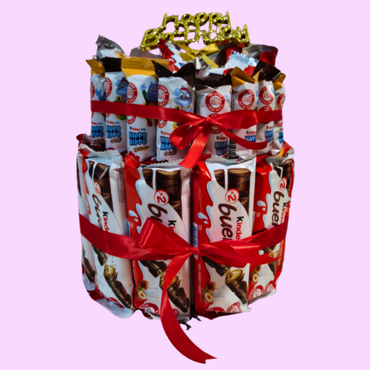 מארז "נגה" - עוגת קינדרים 2 קומות מפנקת | שוקולטי