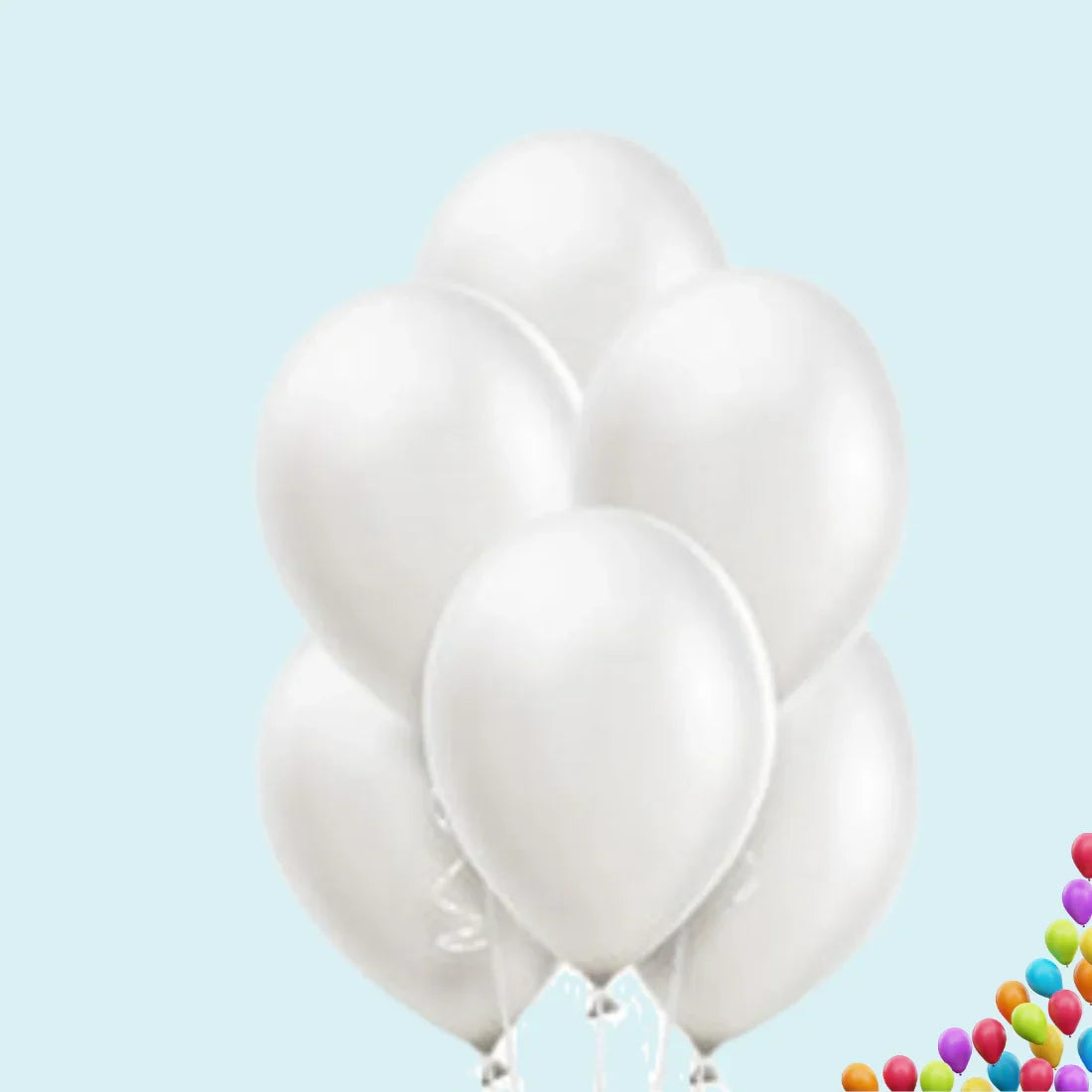 זר בלוני הליום במבחר צבעים - בלונים עם תו איכות הסביבה | שוקולטי