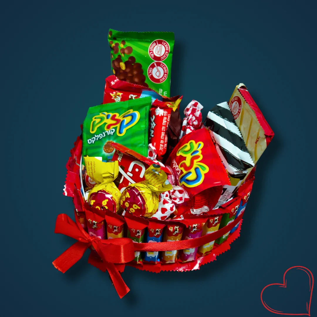 מארז "רות" - מארז אהבה כשר למהדרין בצורת לב | שוקולטי