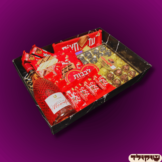 מארז "אריאל" - מארז שוקולד ויין כשר למהדרין - מארז לכל המשפחה