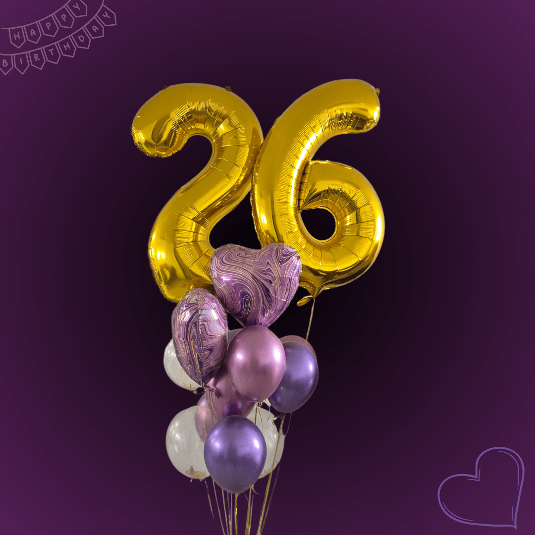 בלונים ליום הולדת במשלוח עד הבית - מתנת יומולדת בקליק | שוקולטי