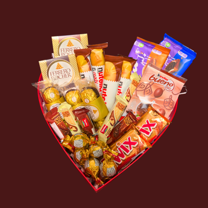 מארז "דקל" - מארז לב מלא בשוקולדים מעולים | שוקולטי