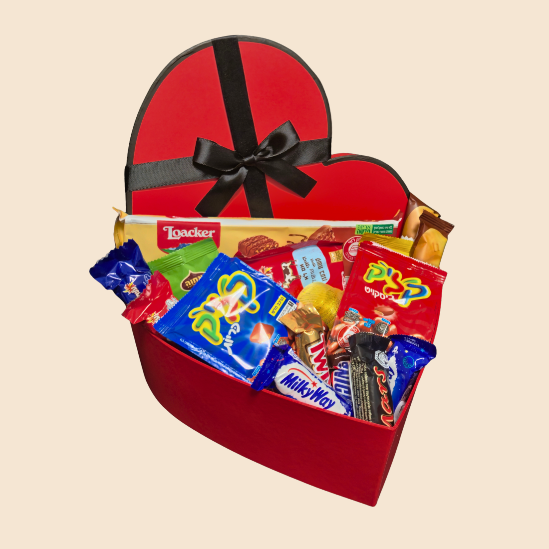 מארז "לנה" - מארז שוקולדים בצורת לב | שוקולטי