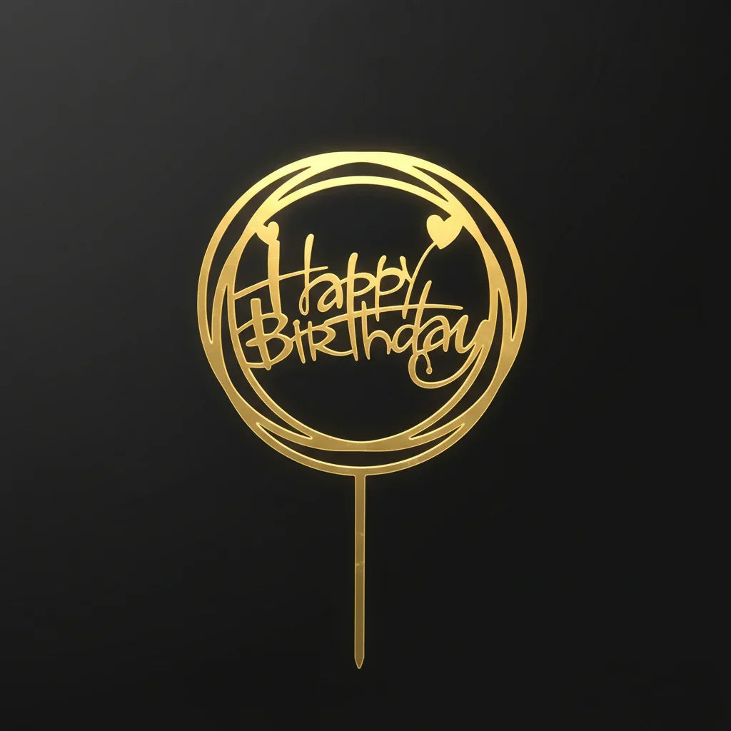 שלט 'HAPPY BIRTHDAY' קטן תוספת למארז