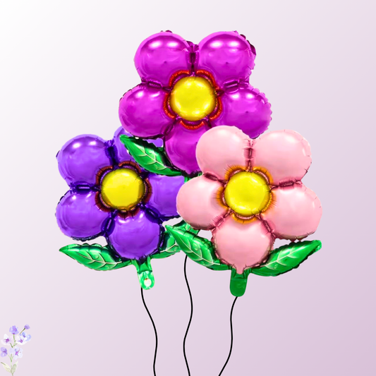 זר בלונים בצורת פרחים | שוקולטי